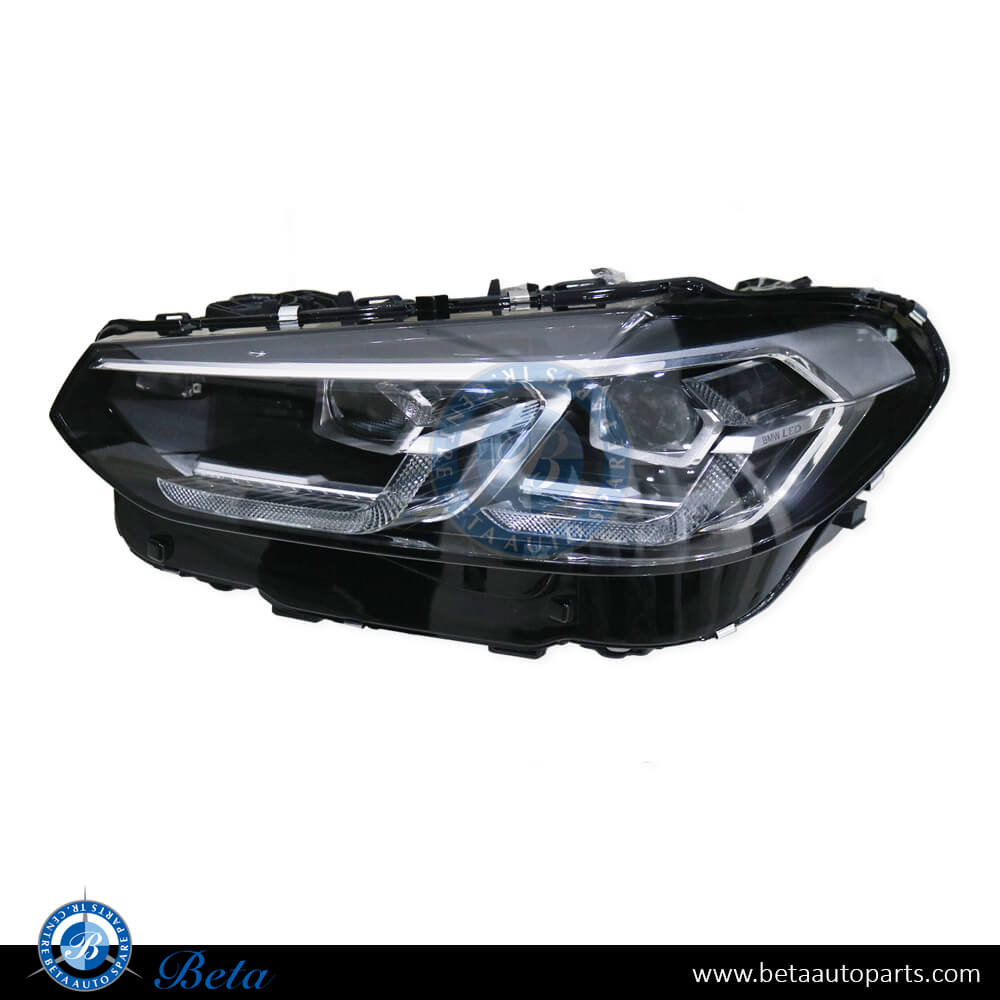Left Side Headlamp Adaptive LED for BMW X3/X4 G01 LCI/G02 LCI 2022-Up models, Part Number 63115A0E5F5 Left Side Headlamp Adaptive LED for BMW X3/X4 G01 LCI/G02 LCI 2022-Up models, Part Number 63115A0E5F5